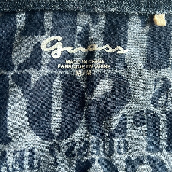 3 sheer tops, white, blue, and black - Picture 6 of 9